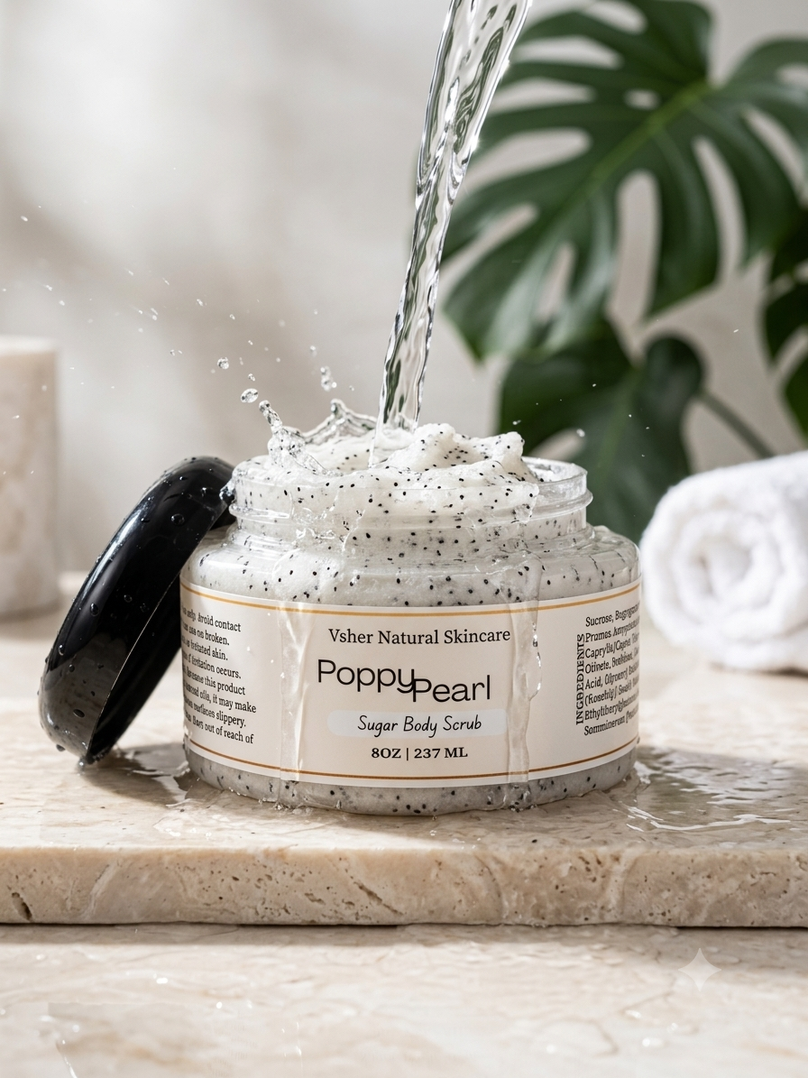 Poppy Pearl Body Scrub