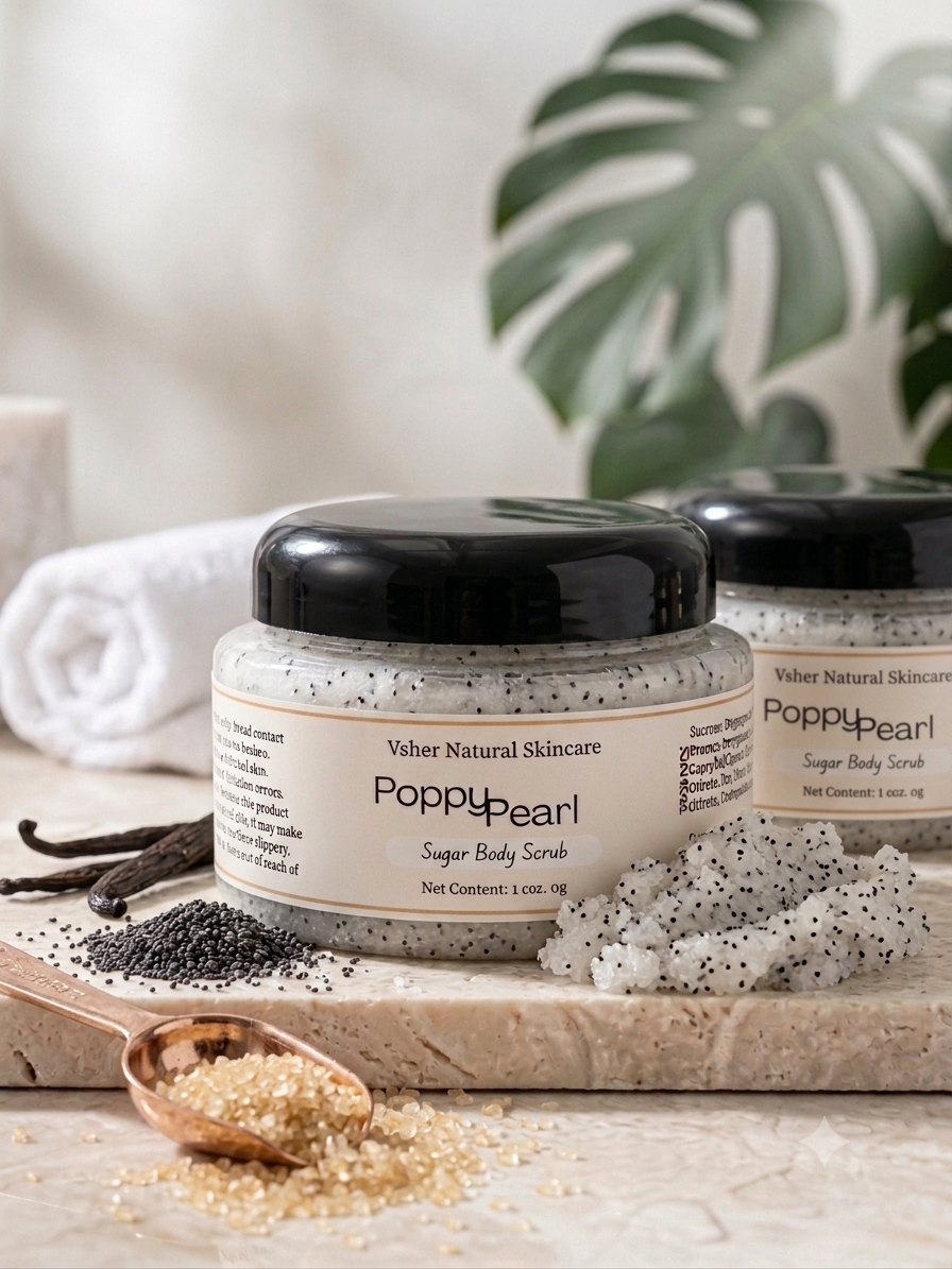 Poppy Pearl Body Scrub